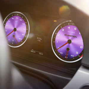 Digital Cluster featuring the Rigid Rival theme from ID4Motion, in color variation Techno Violet.
