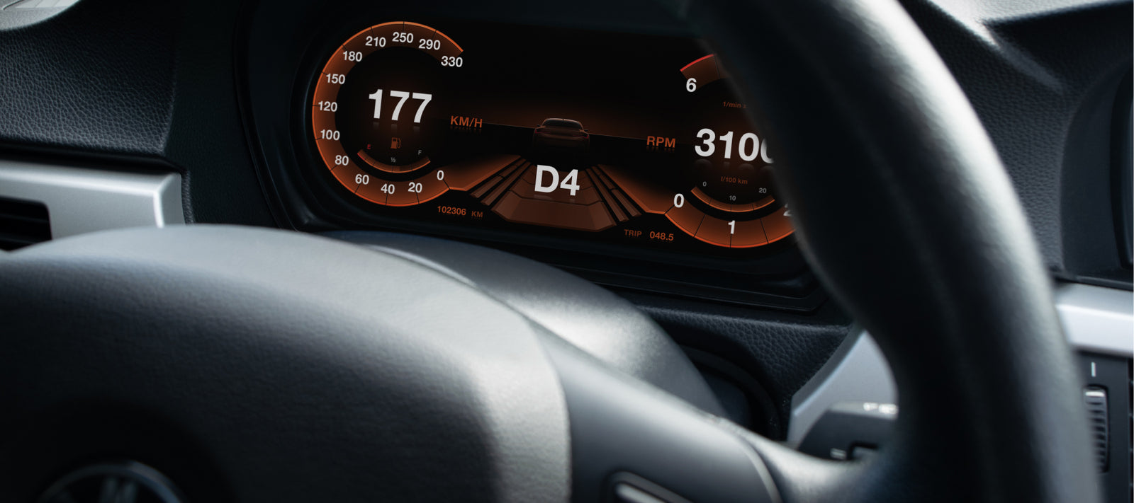 Digital Cluster for BMW 3 Series E90, E91, E92 and E93 - ID4Motion